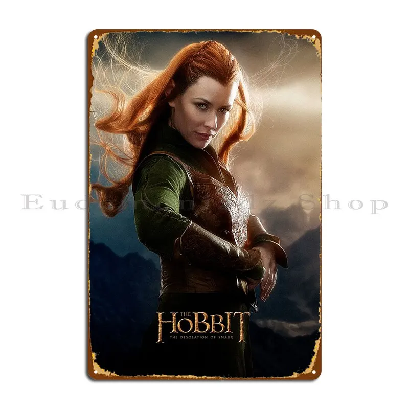 Tauriel Of Mirkwood Metal Plaque Poster Designing Garage Decoration Wall Decor Personalized Living Room Tin Sign Poster