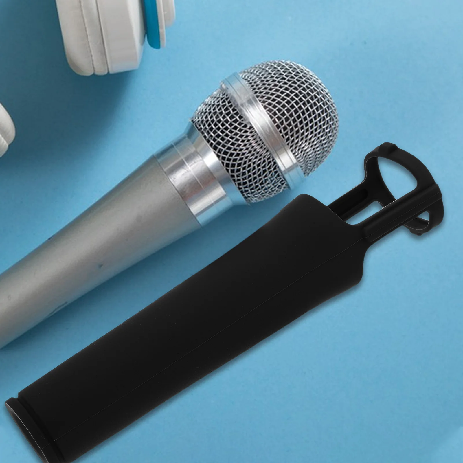 

Silicone Case Wireless Handheld Microphone Shockproof Antidrop Protective Cover for Recording Ktv Live Shows Mic Sleeves