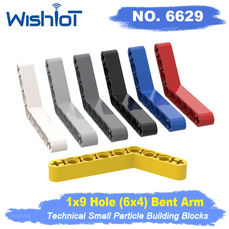 

1x9 (6x4) Holed Bent Arm 6629 Classic Educational Building Blocks Compatible Assembles Particles