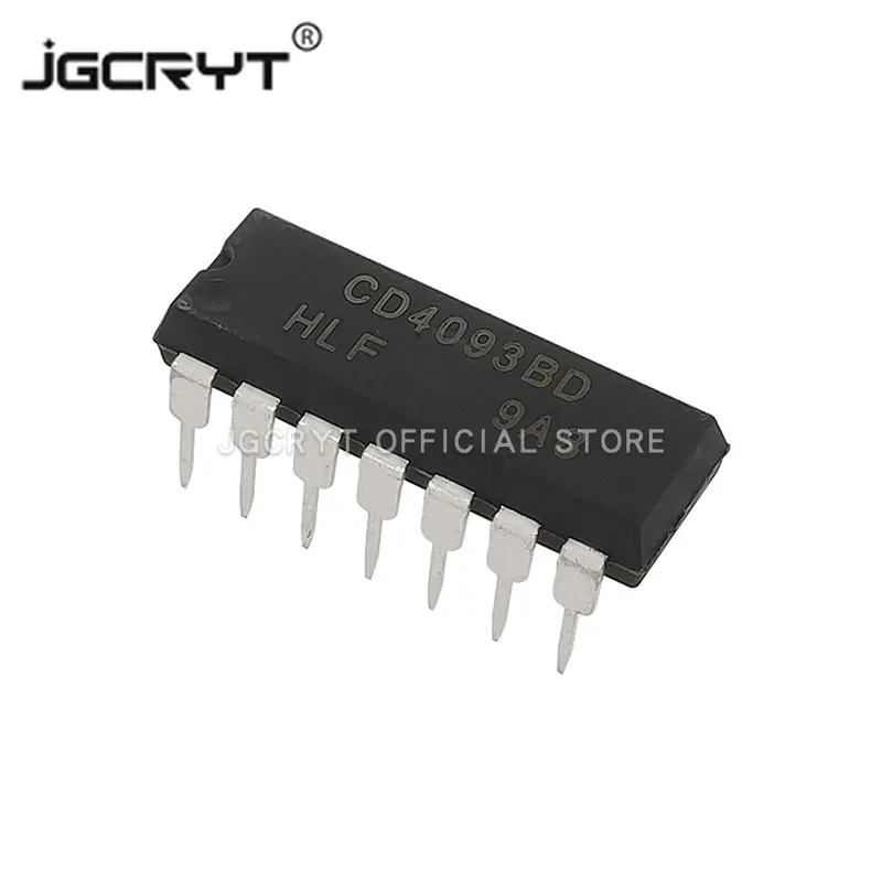 10  Unids/lote CD4093BD DIP-14 Quad 2-Input and Non Schmidt Trigger Chip with High Quality