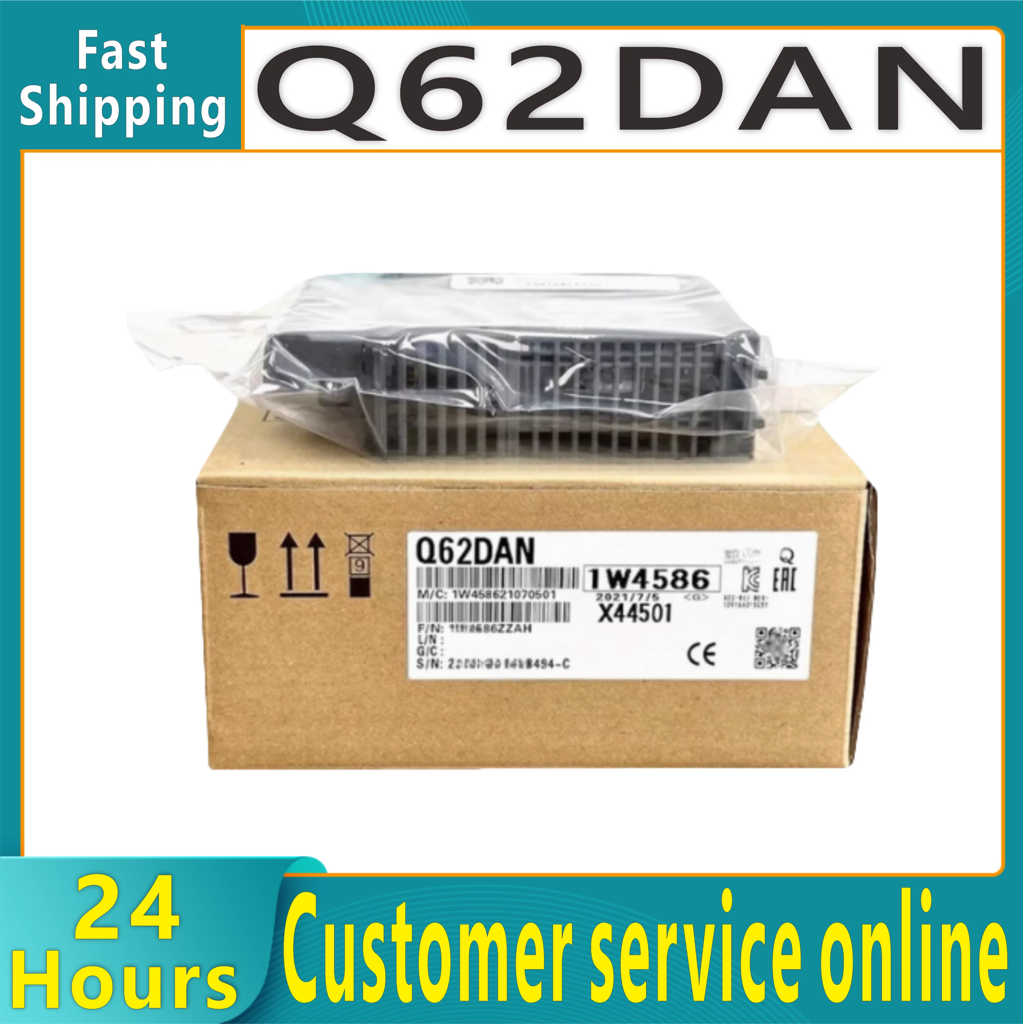New original Q series module Q62DAN Q64DAN Q68DAVN Q68DAIN Q64RD Q64RD-G Q64TCRTN Q64TD Q68RD3-G