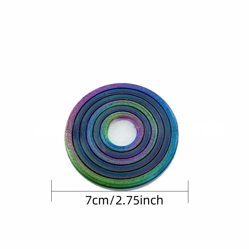 3D Printed Kinetic Gyroscope Fidget Toy, Spinning Top Hand Toy, Stress Relief Sensory Gadget for Office Desk, Ideal Birthday Gif