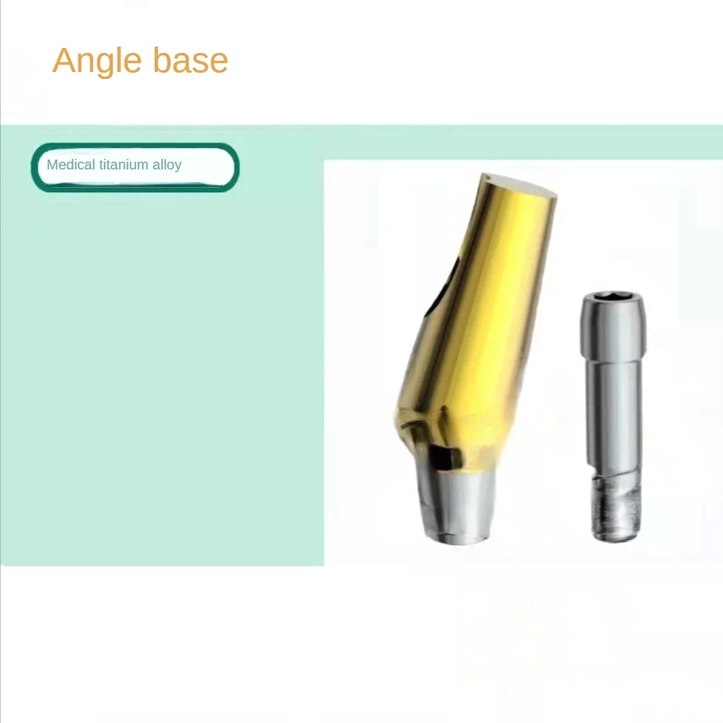 Angled abutment with screw Cemented angled abutment for Dentium superline implant 20 degree 1.5GH made from Grade 5 ELi titanium