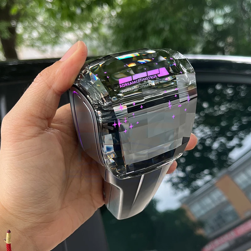 

Для Toyota Camry рычаг переключения передач Corolla RAV4 Highlander Crystal светодиодный Индукционная светящаяся ручка переключения передач цветная ручка коробки передач