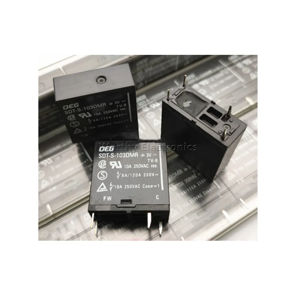 

Free Shipping 10PCS/LOT SDT-S-103DMR H2AL003T H2AK003T 3V 4PIN Relay