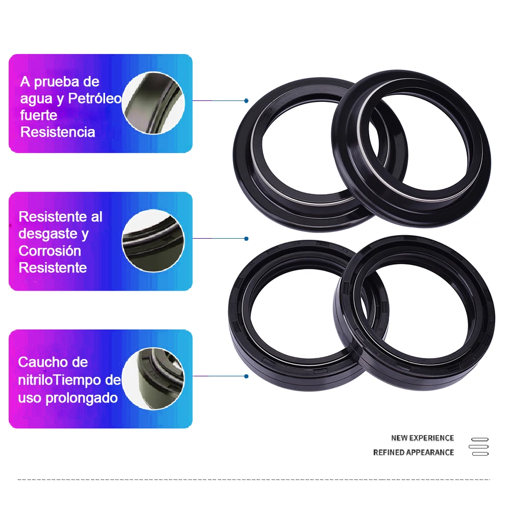 41x54x11 Front Fork Damper Oil Seal 41 54 Dust Cover For Kawasaki VN800 VN VN800A Vulcan 800 900 VN800B Classic VN800E Drifter