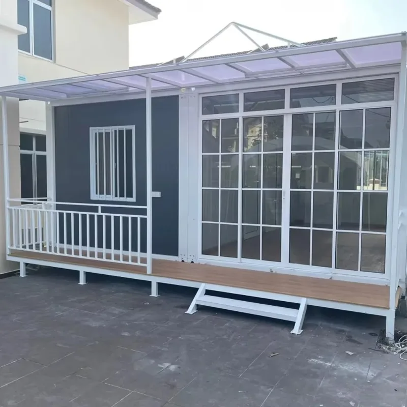 Waterproof Prefabricated Container House and Mobile House 20ft 40ft 5 Bedrooms Light Steel Expandable Villa
