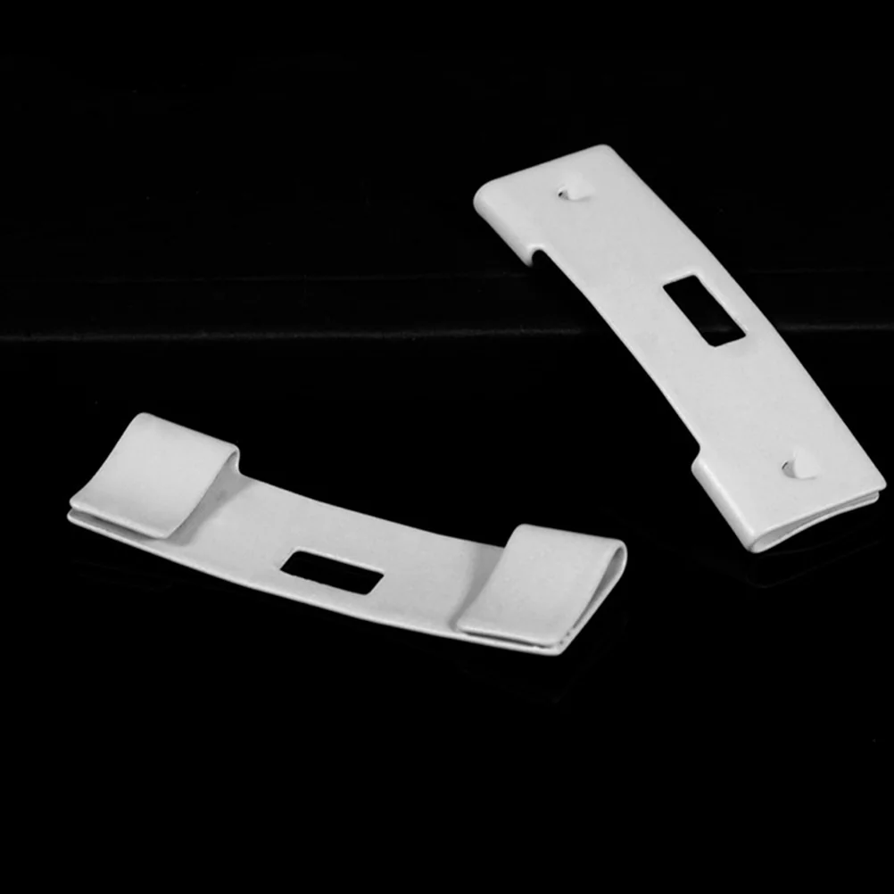 

6pcs White Curtain Clips Vertical Blinds Repair Kit Iron Easy Installation Window Accessories Replacement Slats Blind