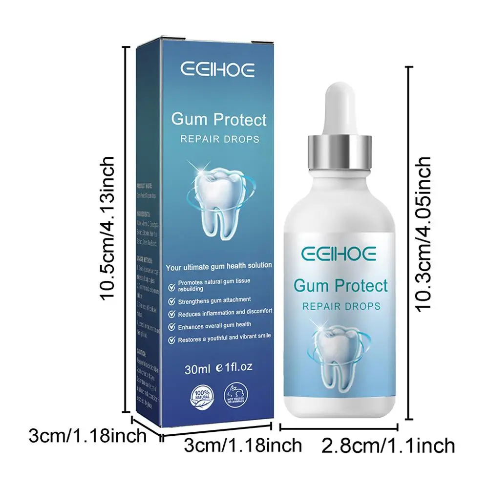 Quickly Gum Repair Serum Drops Relief Periodontal Toothache Gum Protect Repair Drops Teeth Whitening Toothpaste Oral Care