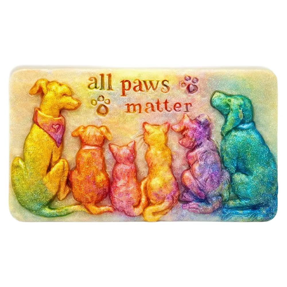 

Силиконовая форма All Paws Matter для изготовления мыла, литья из смолы, гипса, глины, воска - инструмент для творчества