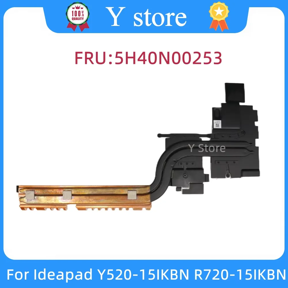 

Новый и оригинальный охлаждающий и радиатор процессора для Lenovo Ideapad Legion Y520-15IKBN R720-15IKBN GTX1050, кулер-радиатор 5H40N00253