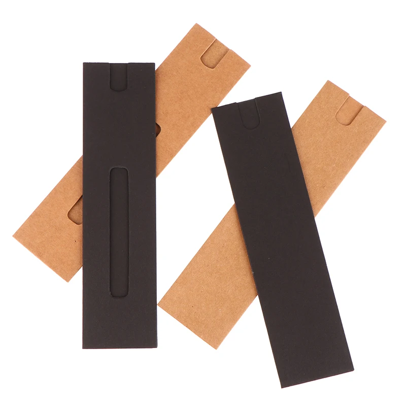 10Pcs Pen Box Gift Sleeve Packaging Single Fountain Holder Pouch Ballpoint Cardboard Empty Case Kraft Paper Pen Sleeves