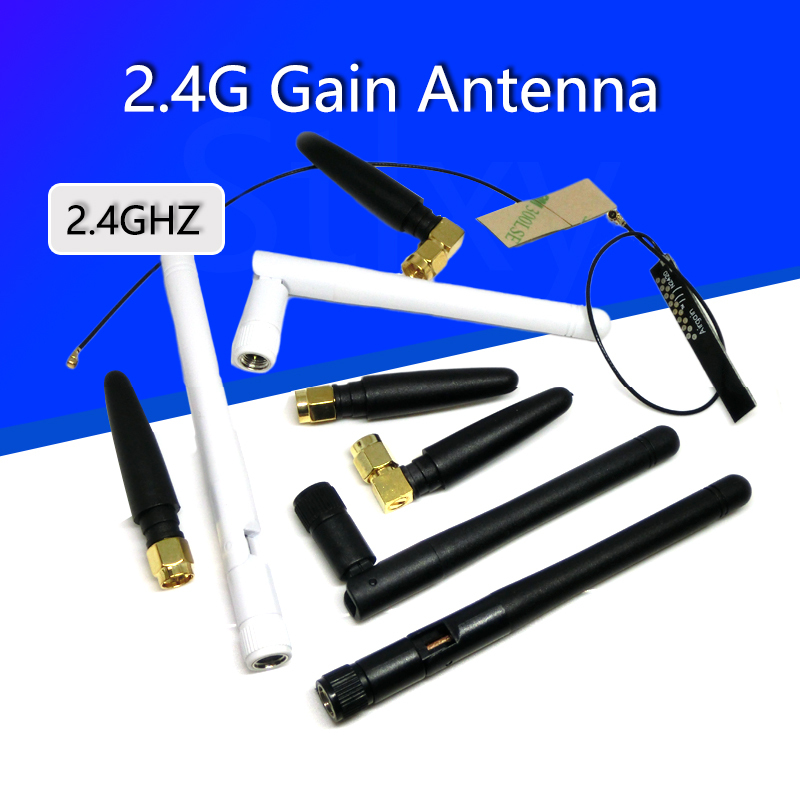  3dBi 2.4ghz WIFI Antenna SMA Male Router Bluetooth Antennas Wireless Module 2.4g Antena External Aerial RP-SMA-J spring 