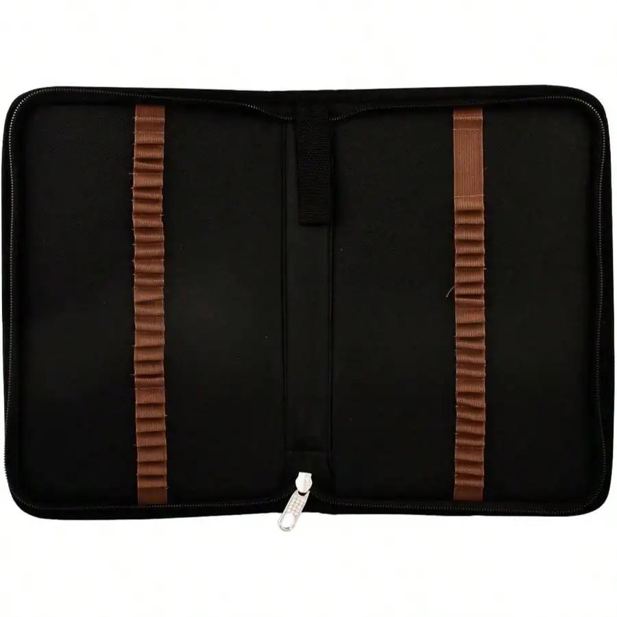 قلم رصاص من النايلون بسحاب بفتحة أمريكية 48 - الحجم: 11.4x. 6x1.4