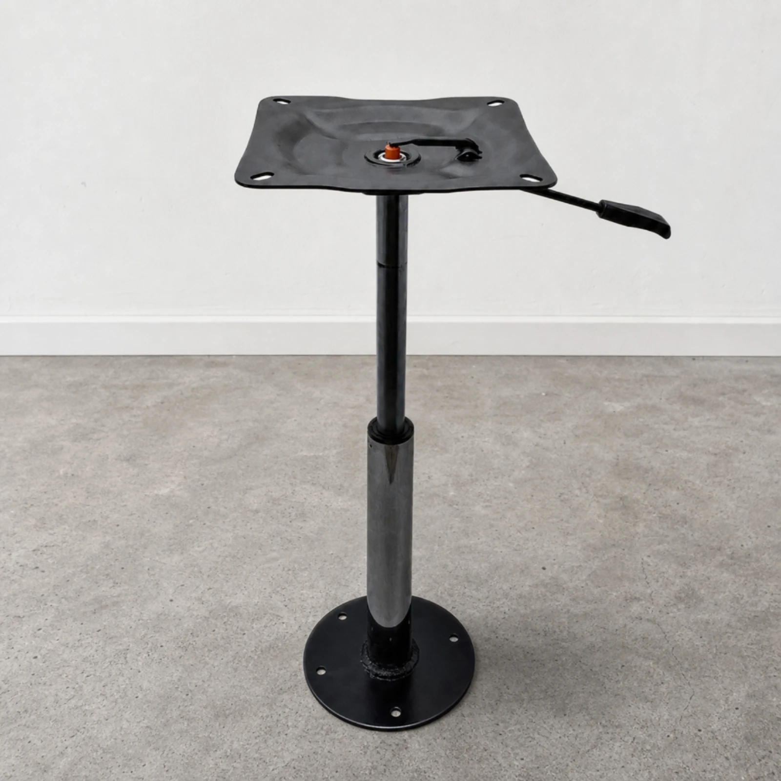 Height Adjustable Table Frame Metal Lift Table Frame with Telescoping Column for Sofa Side Table Rotating Hinge Support