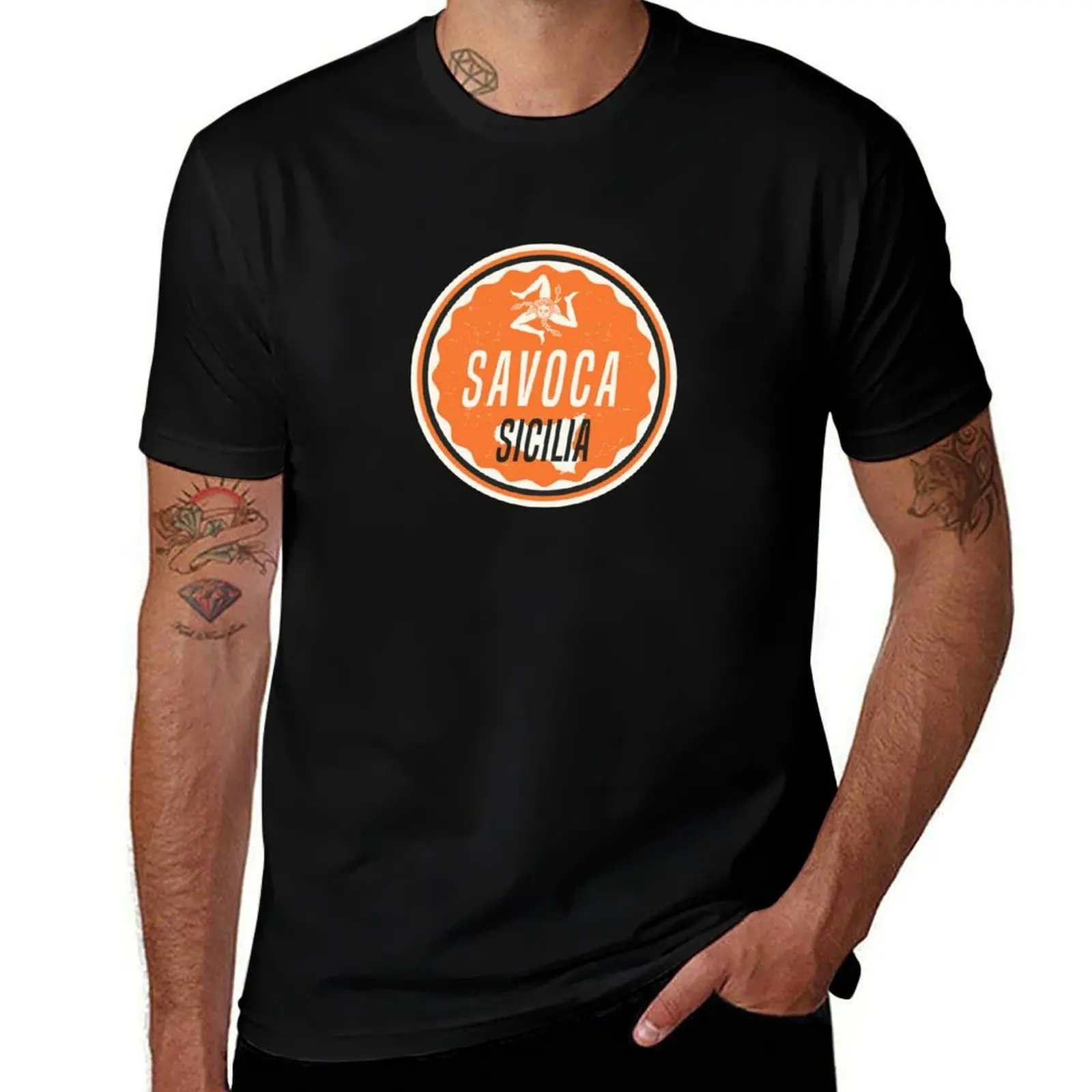 Savoca, Sicily T-Shirt Large Size Loose Casual Tee