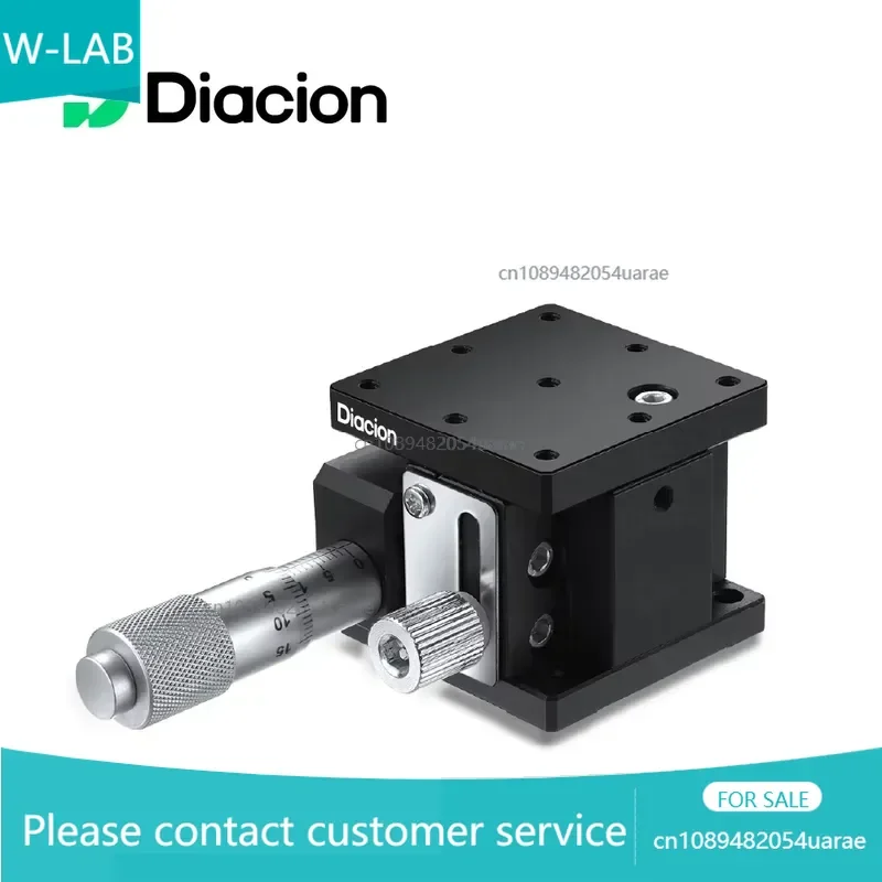 Diacion LZ40 Single Guide Linear Block High Precision Cross Roller Microscope Focusing Z-Axis Manual Stage Economically