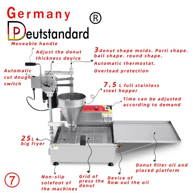 Automatic Loukoumades Mini Donut Balls Maker Machine Mochi Donut Making Machine Dount machine maker