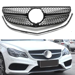 Grille Front Grill For Mercedes-Benz E Class Coupe W207 C207 A207 2 Door 2014-2017 E200 E250 E400 E500 Upper Bumper Hood Mesh