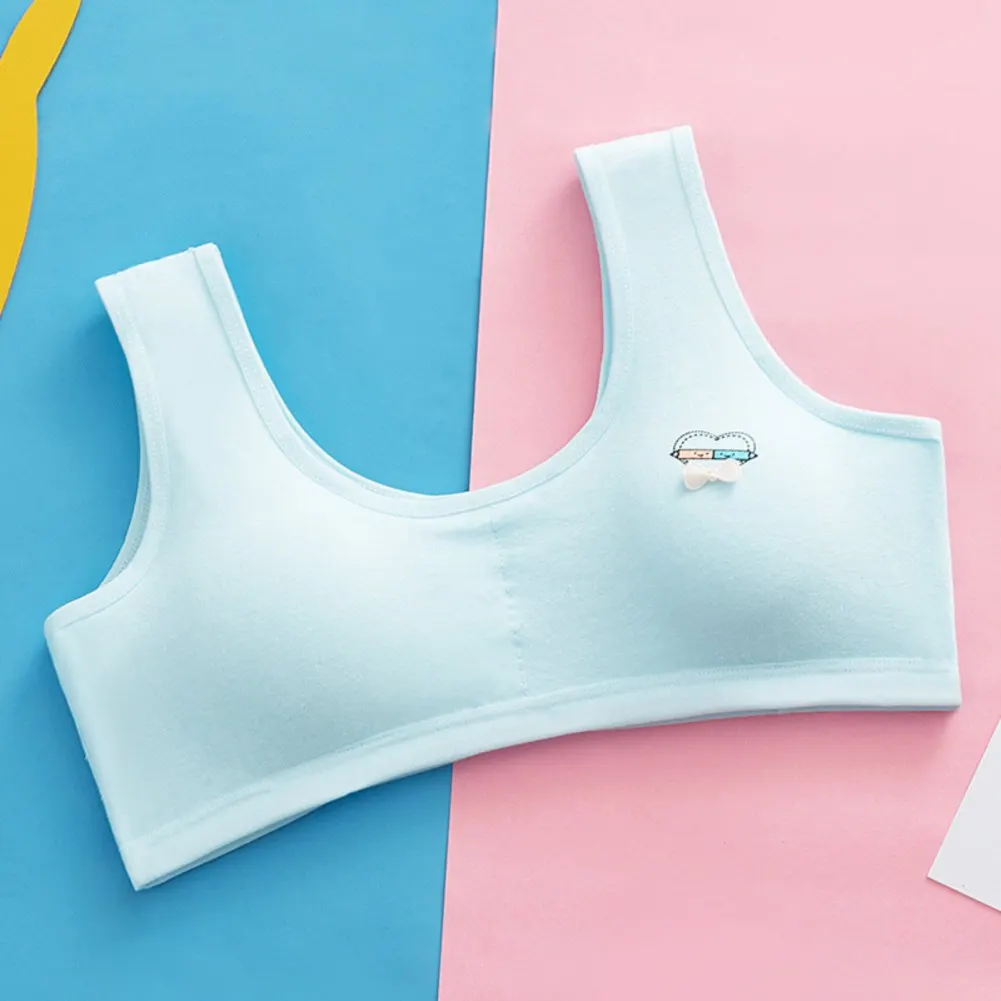 

Kids Girl Bras Ultra Thin Bra Seamless Wireless Breathable Sleep Summer Bralette Sports Bra Vest Underwear top