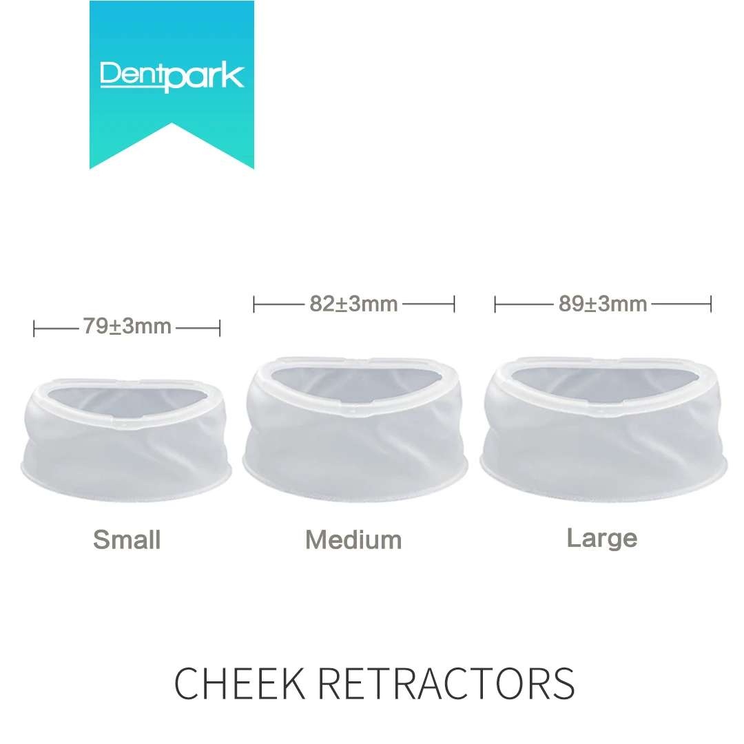 

Dentpark 20PCS 3D O-Shape Latex-Free Dental Lip Cheek Retractor Large/Medium/Small Orthodontic and restoration Isolation
