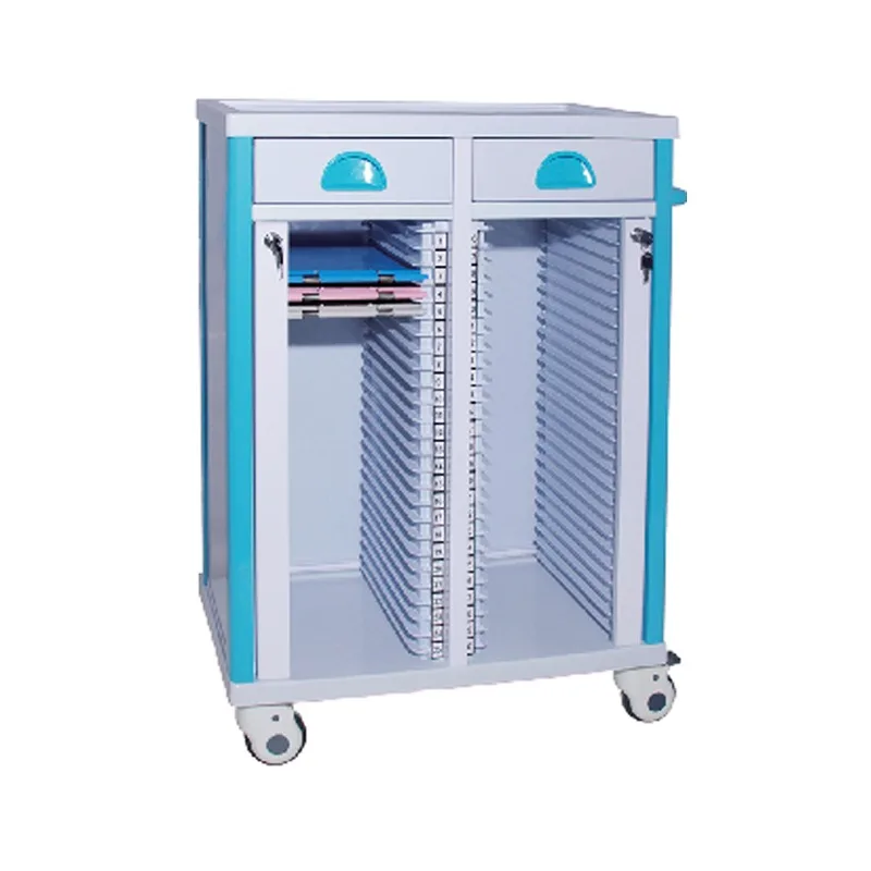 Abs Medical Trolley Medicine Drawer Cart Hospital case History Trolley