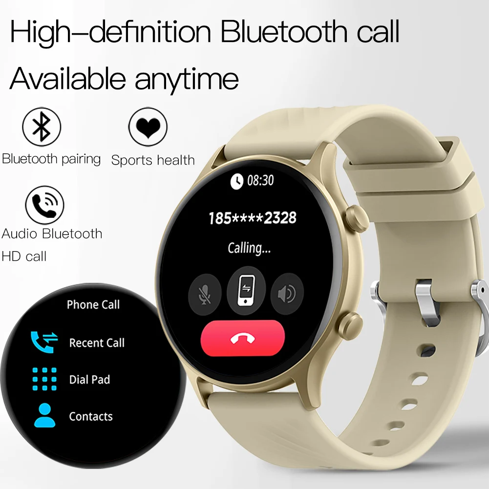 OLEVS 8204 Smart Watch Original Fashion IP67 Waterproof Sports Fitness Tracker Health Bluetooth Call Men and Women Smartwatch