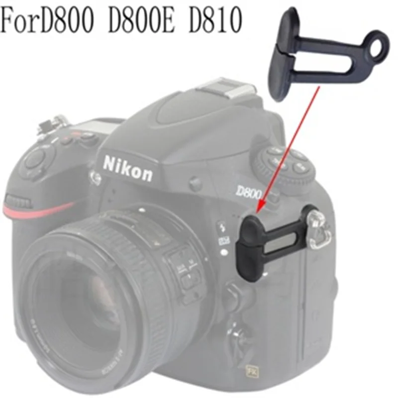 1/2pcs New Shutter Cable Rubber Top Cover Rubber Lid Door For Nikon D800 D800E D810