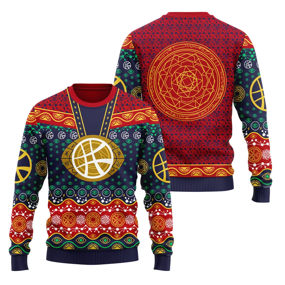 

Doctor Strange Marvels Bizarre Stories Avengers Time Gem And Ago Moto Eye Personality Magic Christmas Ugly Sweater For Men 2026