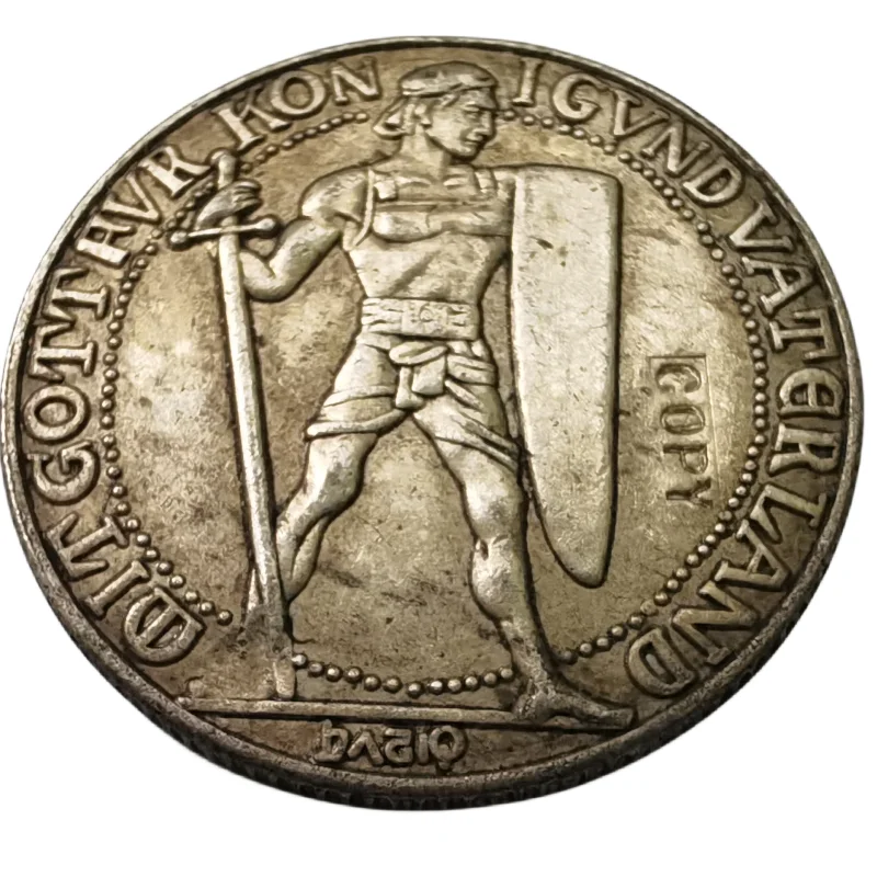 

Free Hanseatic City, Bremen, 1 stamps Silver Plated Copy German Sample Coin ( Type 3 )