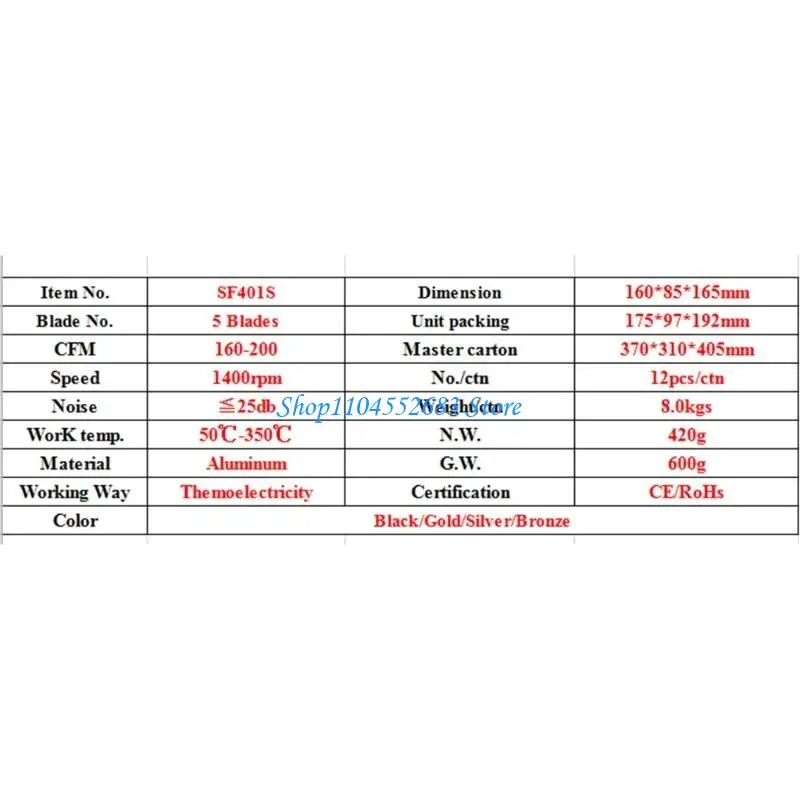 Рисунок 2 - Y6gd 5 лезвия печь камин вентилятор