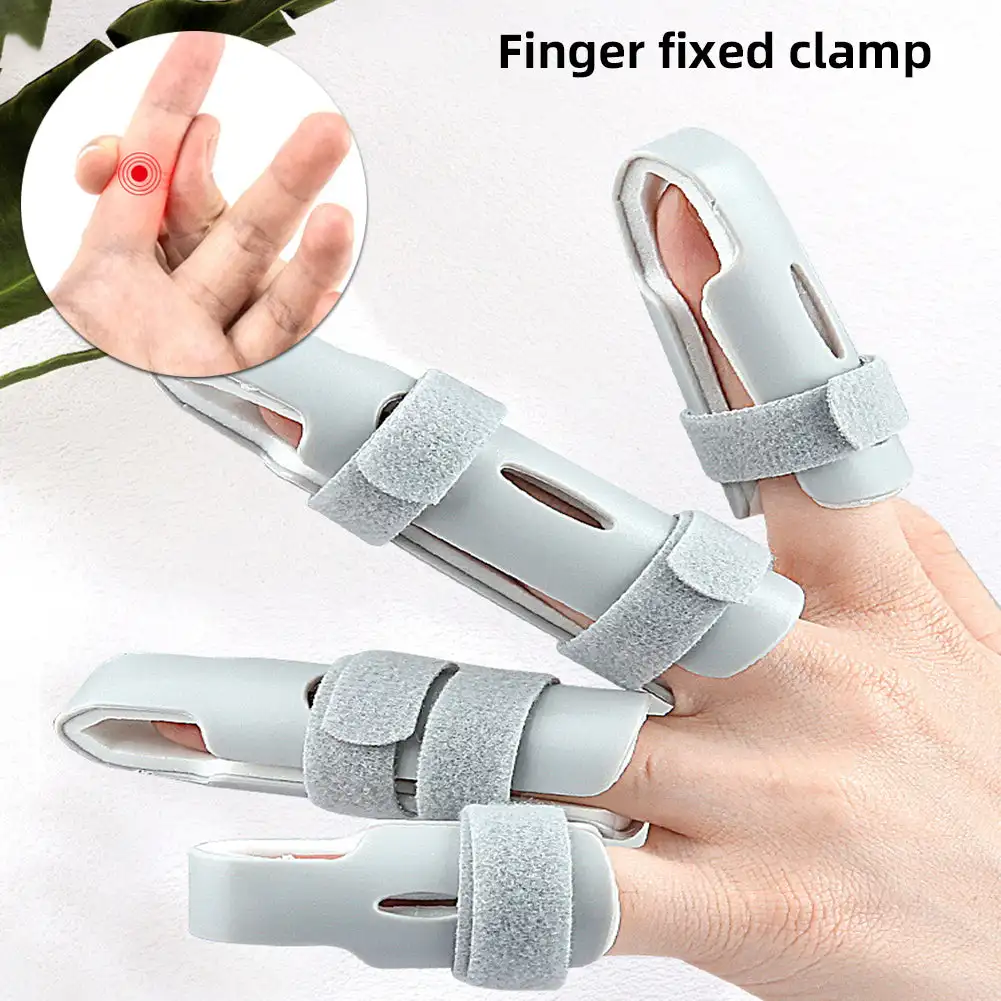 Pain Relief Trigger Finger Fixing Splint Straighten Brace Adjustable Sprain Dislocation Fracture Finger Splint Support Protector