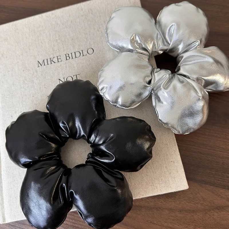 

Large Flower Hair Rope For Women Sweet Temperament High Ponytail Hair Ring Ball Hair Ring Hair Accessories