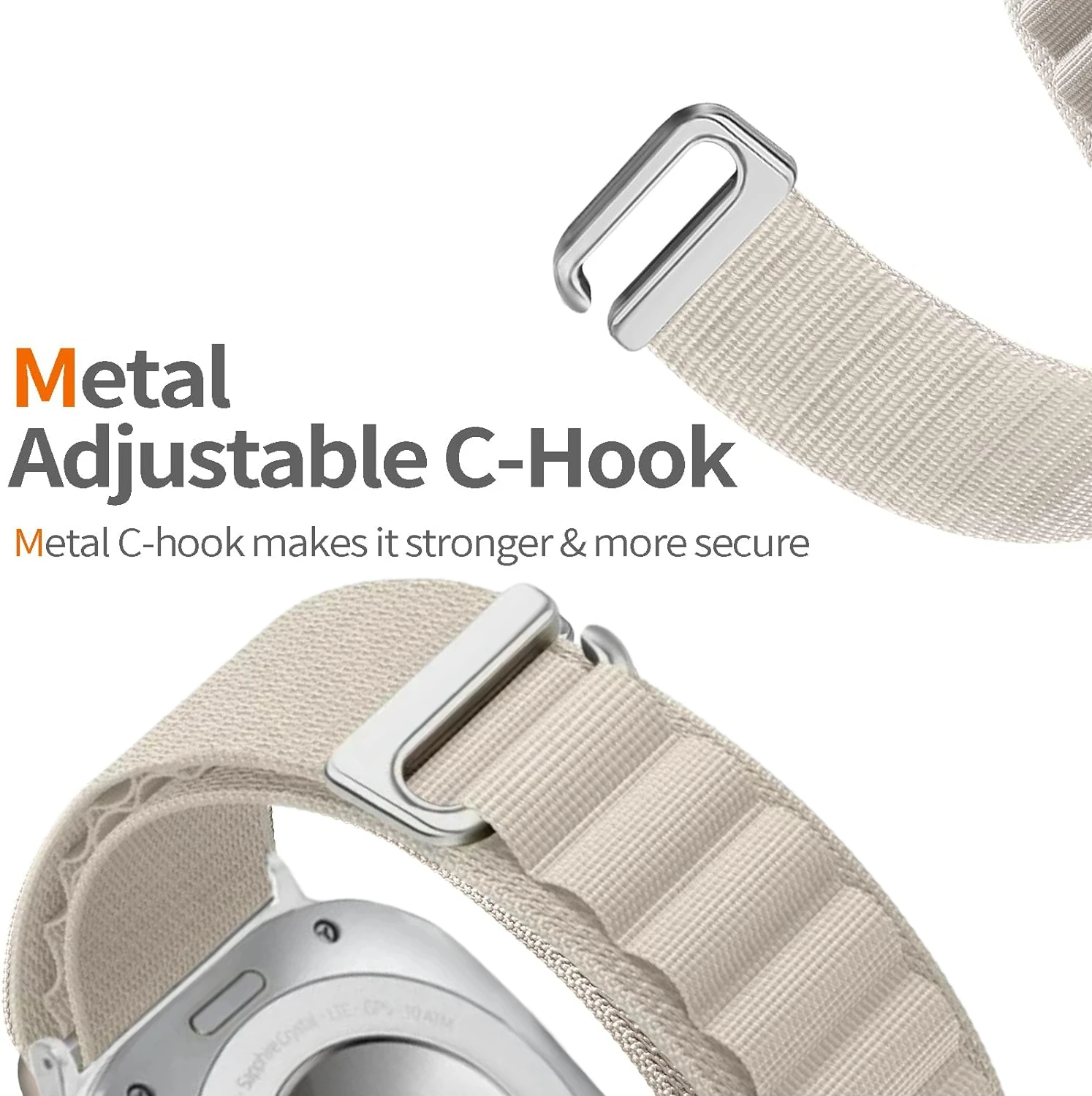 Cinturino Alpine Loop per Samsung Galaxy Watch 8 Ultra 47mm 2025 Cinturino originale per Galaxy Watch Ultra 47mm Cinturino in nylon