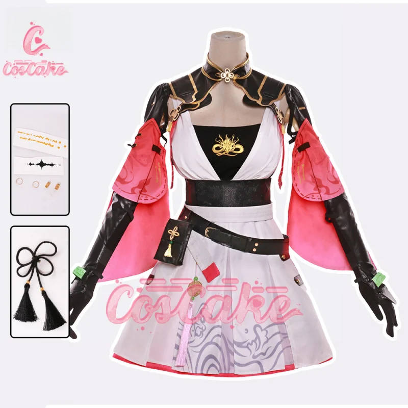 Coscake Game Wuthering Waves Taoqi Cosplay Uniforms Halloween Carnival Party Role Play Clothing for Women