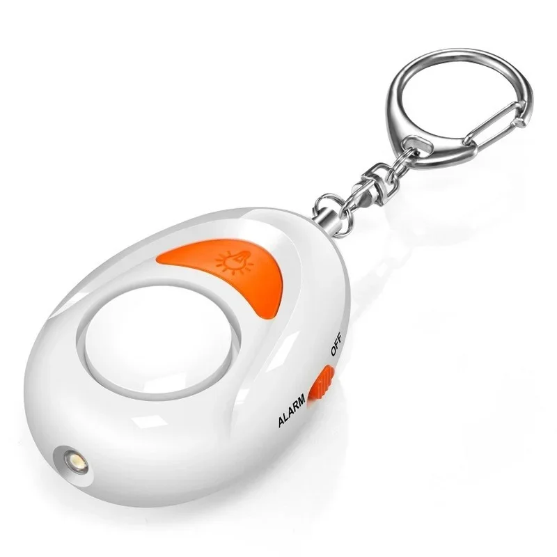 Self Defense Siren Safety Alarm for Women Keychain with125dB SOS LED Light Personal Alarms Personal Security Keychain Alarm