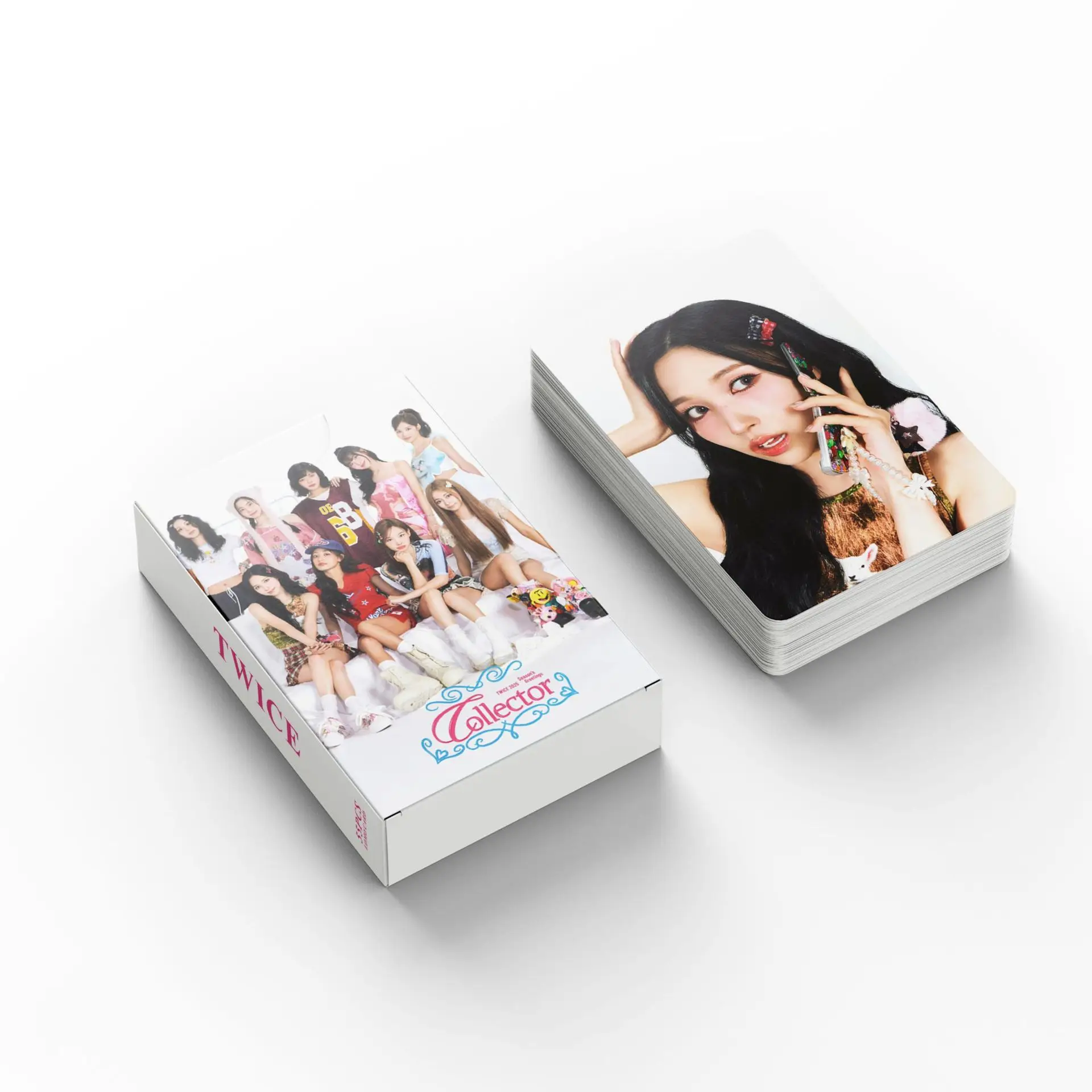 TWICE 55PCS Holographic Cards 2025 S.Greetings Photocard Set Limited ONCE Merch KPOP Collectibles Fast Ship TWICE