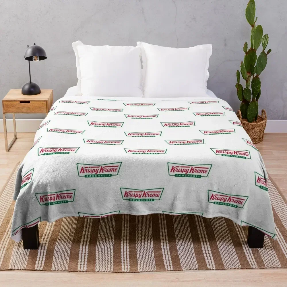 

Krispy Kreme Throw Blanket Cozy Home Blanket Gift for Christmas Holiday