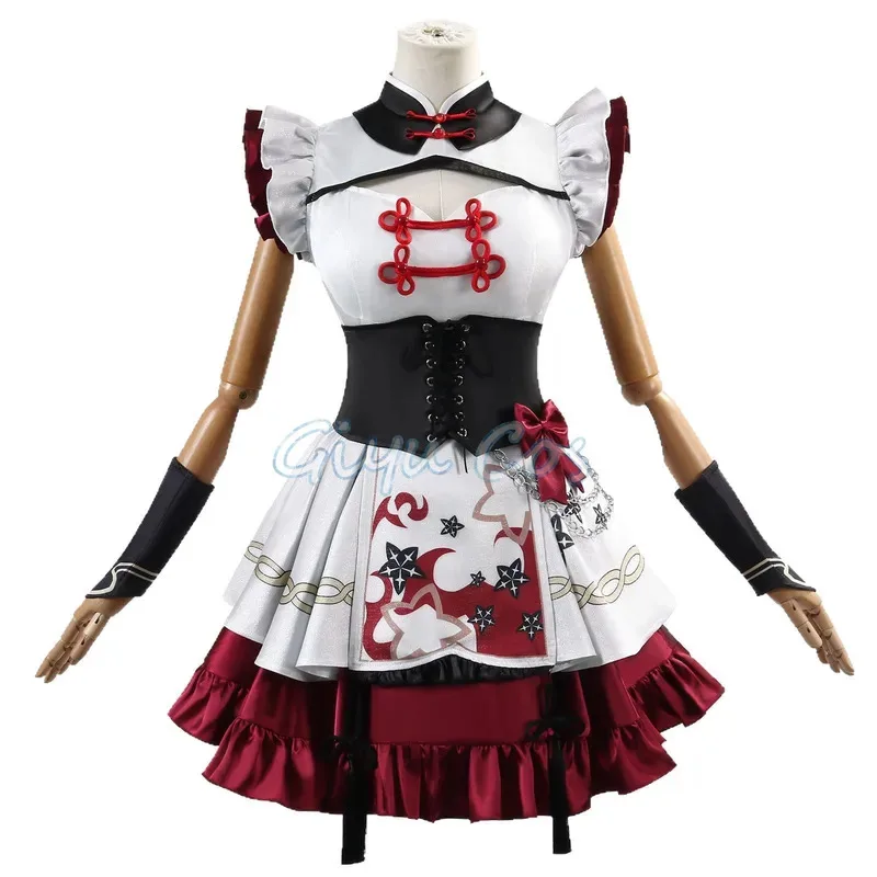 Wuthering موجات ويستليك كاميليا تأثيري حلي الكبار كرنفال أنيمي هالوين ملابس تنكرية للحفلات تنكرية المرأة موحدة