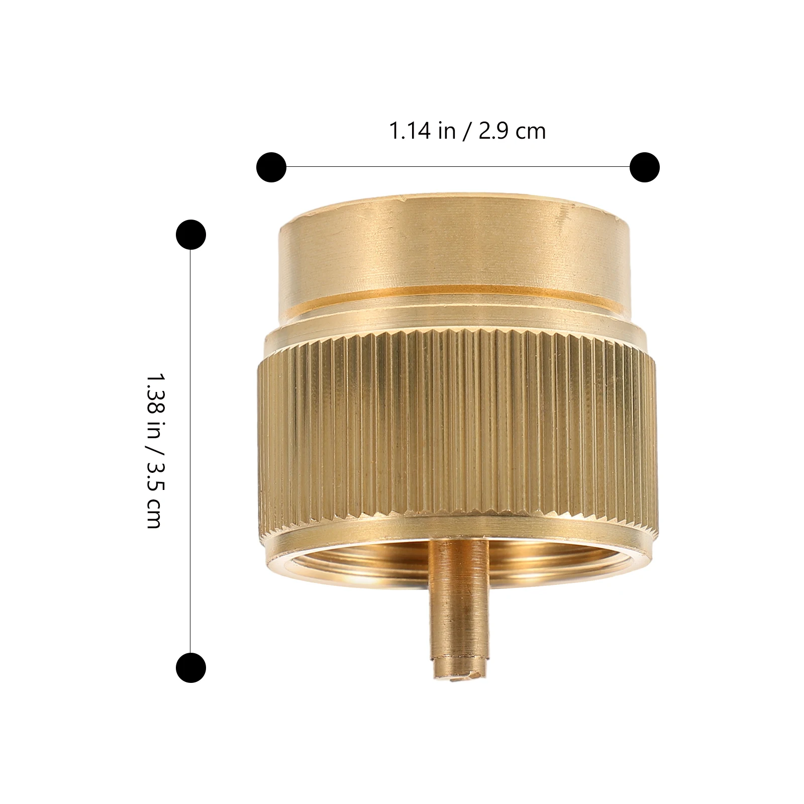 

Heavy Duty Gas Tank Converter Head for Propane Bottle to Stove Connection Outdoor Camping Burner Adapter Wear Resistant