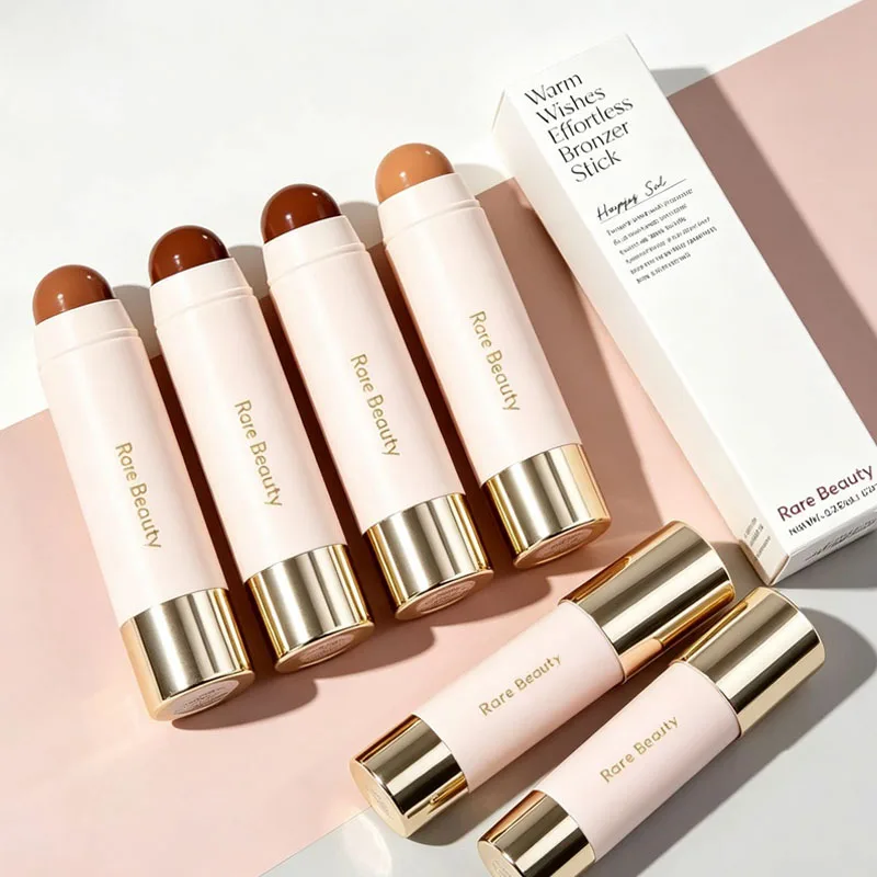 Barra de Contorno Tridimensional Sedosa e Hidratante Rare Beauty, Corrector Natural Mate, Adecuado para Maquillaje de Contorno de Nariz