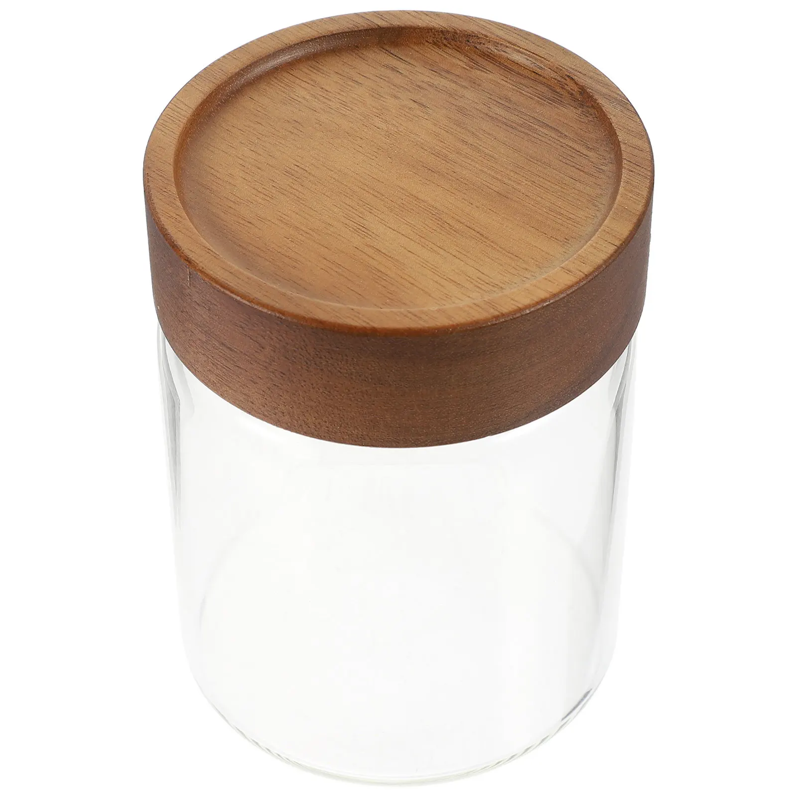 Glass Storage Jar 350ml Airtight Coffee Bean Canister Snack Dry Food Container Kitchen Organizer