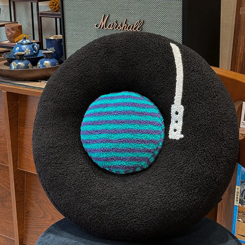 Exquisite Record Plush Toys Soft Realistic Record Pillow Room Decoration Ornaments Multi-functional Throw Pillow Gift For Friend