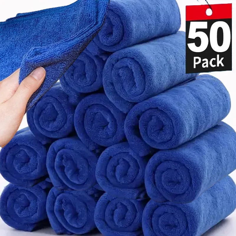 

Салфетки из микрофибры Безворсовые чистящие полотенца из микрофибры Многоразовые чистящие полотенца Утолщенное впитывающее полотенце для мойки автомобиля