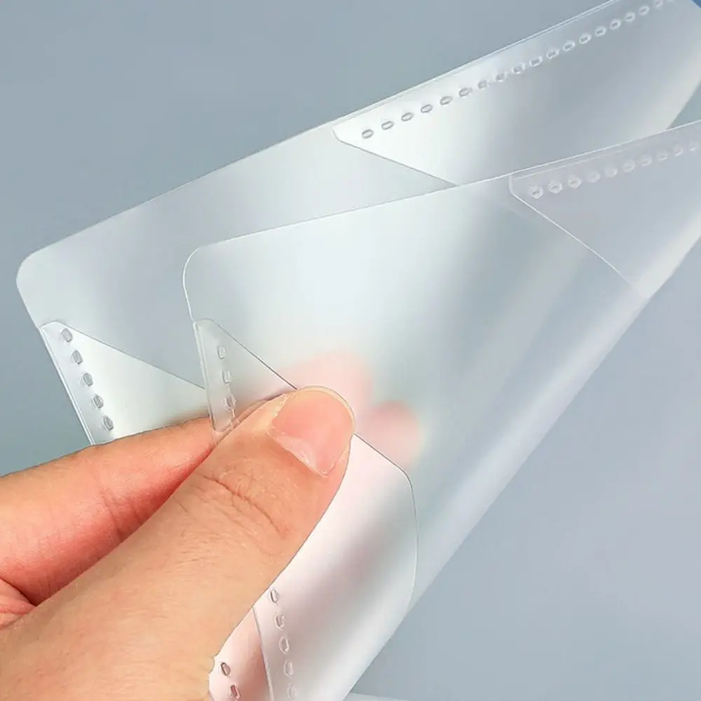 Creative Plastic Music Score Folder A4 Transparent Music Clip Portable Flexible Music Book Folder