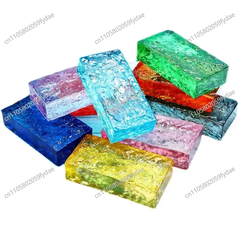 

Стеклянная плитка-кирпич, матовая, прозрачная, цветная, квадратная, для перегородок, из цельного хрусталя