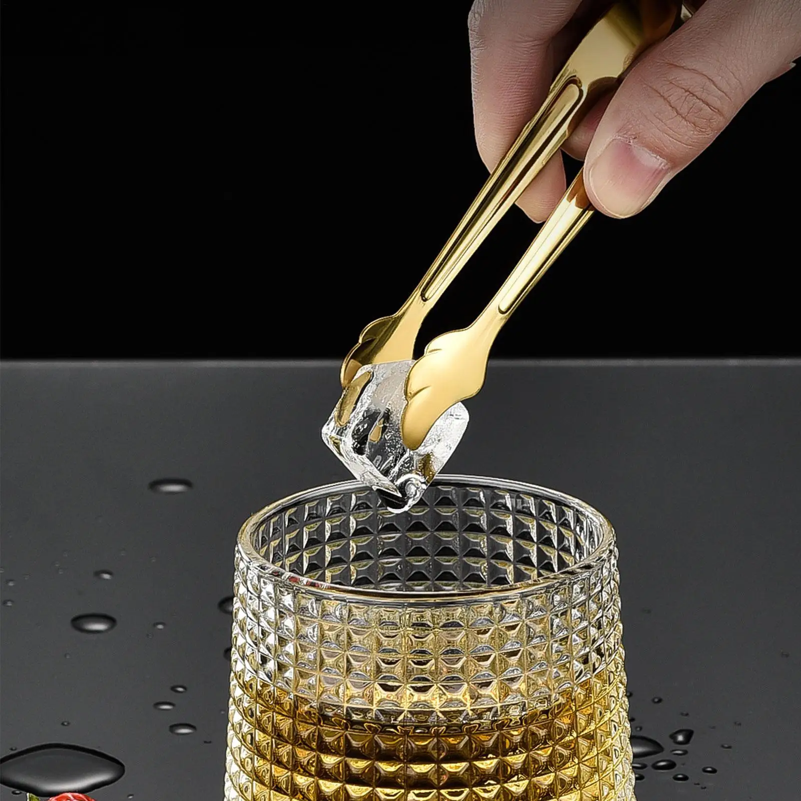 Mini Ice Sugar Tongs Small Food Tongs Kitchen Stainless Steel Sugar Appetizers Tongs Practical Small Kitchen Tiny Tongs