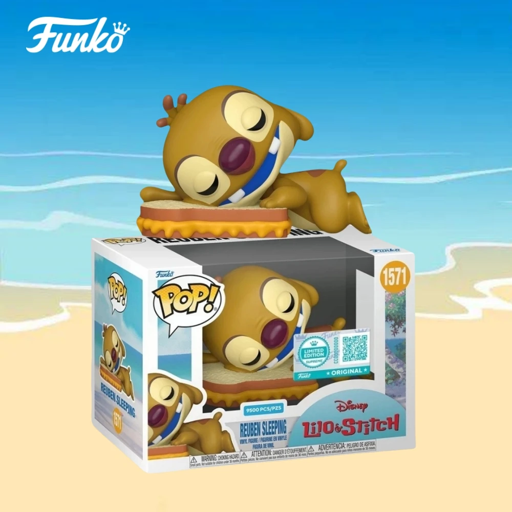 Disney Ruben Sleeping 1573(9500pcs)Anime Figure Funko Pop Lilo & Stitch Collectible Limited Edition Decoration Model Toy Gift - Image 3