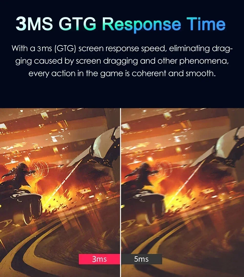 18 Inch 1.5K 120Hz Portable Monitor 16:10 100% sRGB 350Nit Display IPS Gaming Screen For PC Laptop Mac Phone Xbox PS4/5 Switch