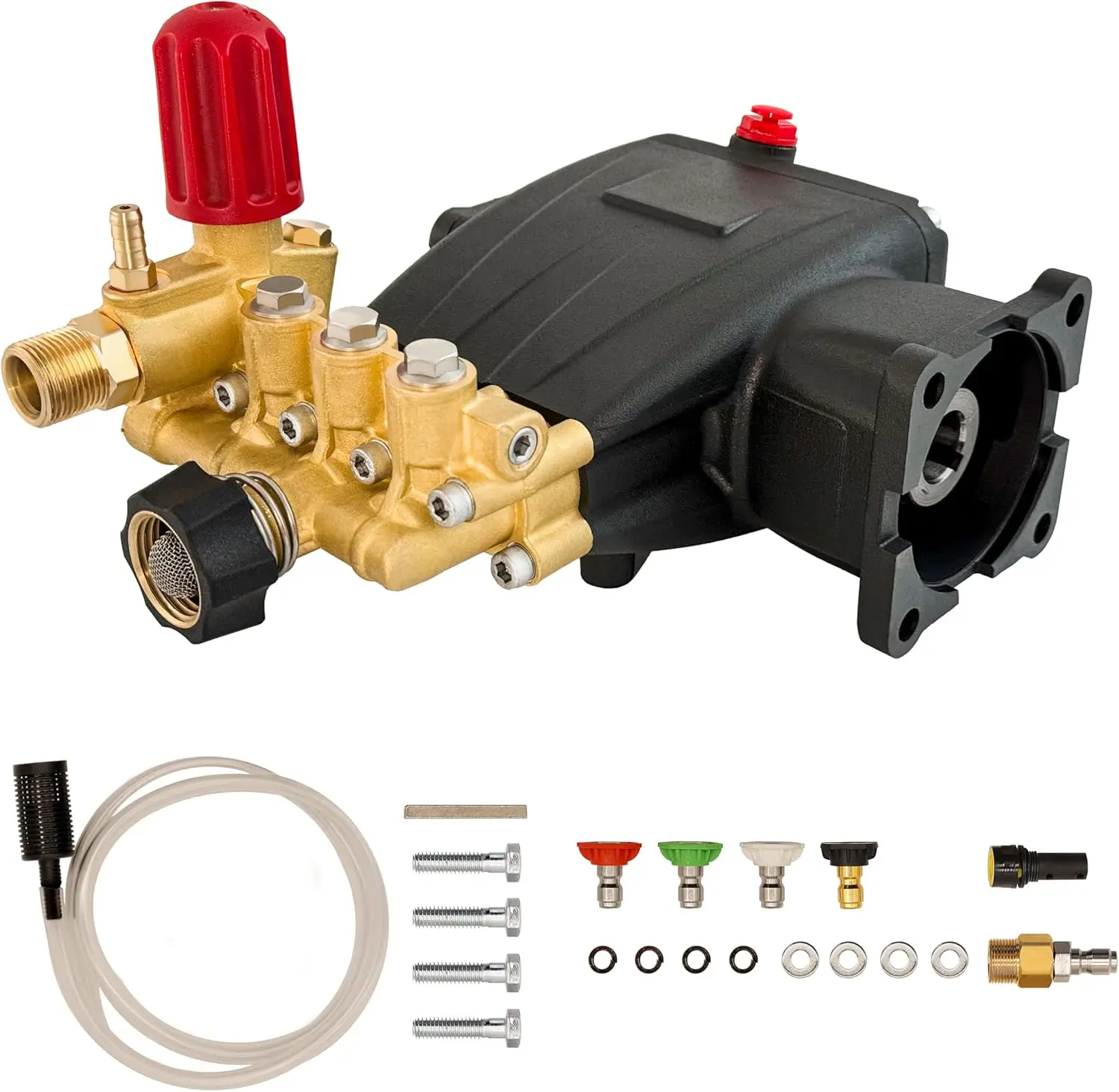 

Горизонтальная тройная плунжерная мойка высокого давления с валом 3/4 дюйма, 3300 фунтов на квадратный дюйм, 3,3 галлона в минуту, латунный насос, теплоотделение, регулируемое разгрузочное устройство